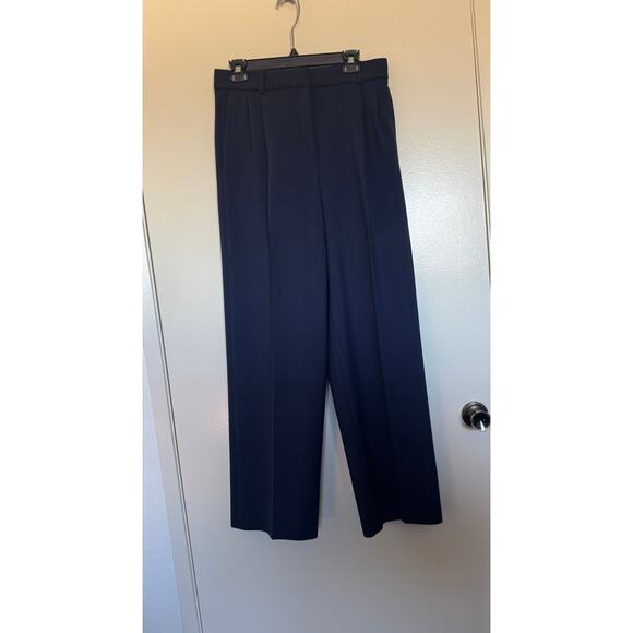 NWT Babaton Pleated Pant in Navy Size 10 - Picture 4 of 9